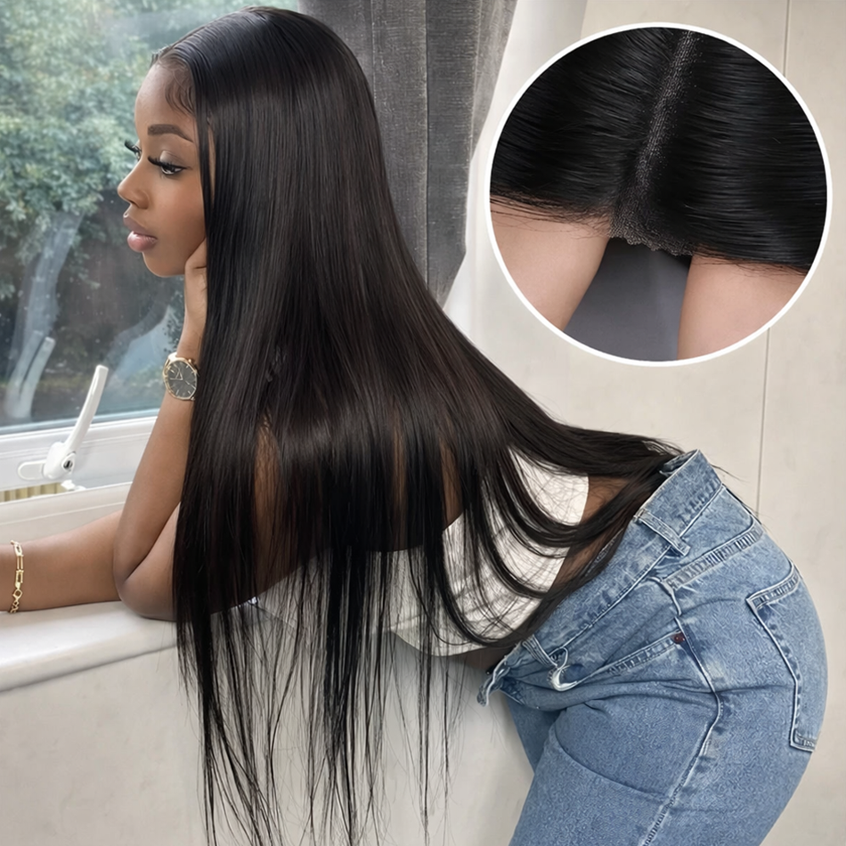 BeautyBuyGen × Neddie | Bone Straight HD Glueless Wear-and-Go Wig (18–40”)