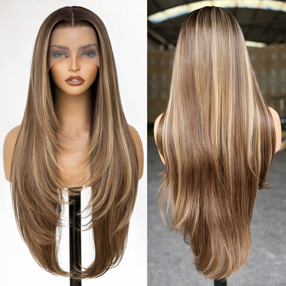 BeautyBuyGen × Magicae | 30” Ombre Straight Lace Front Wig (13×4)