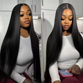 BeautyBuyGen × Zilia | Bone Straight HD Lace Wig – 180% or 220% Density