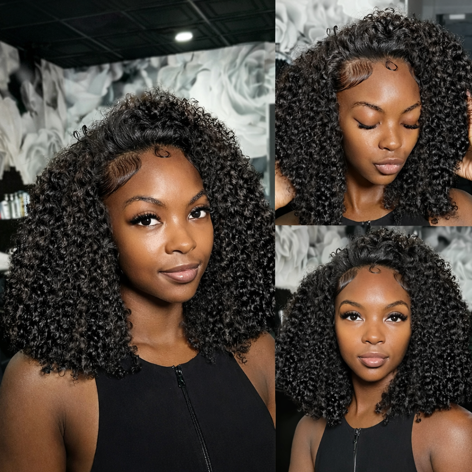 BeautyBuyGen × MOMO Hair | Deep Wave HD Glueless Wear-and-Go Bob Wig