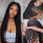BeautyBuyGen × Queendom | Full-Lace Cornrow Braided Wig