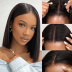 BeautyBuyGen × Mureen | Straight HD Glueless Wear-and-Go Bob Wig (8–16”)