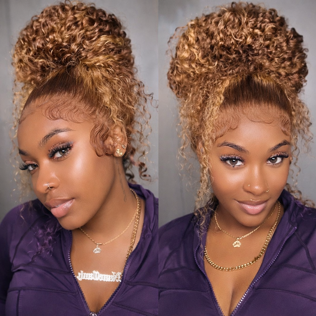 Deep Wave 360 HD Lace Human Hair Wig - Full Lace Drawstring | BeautyBuyGen