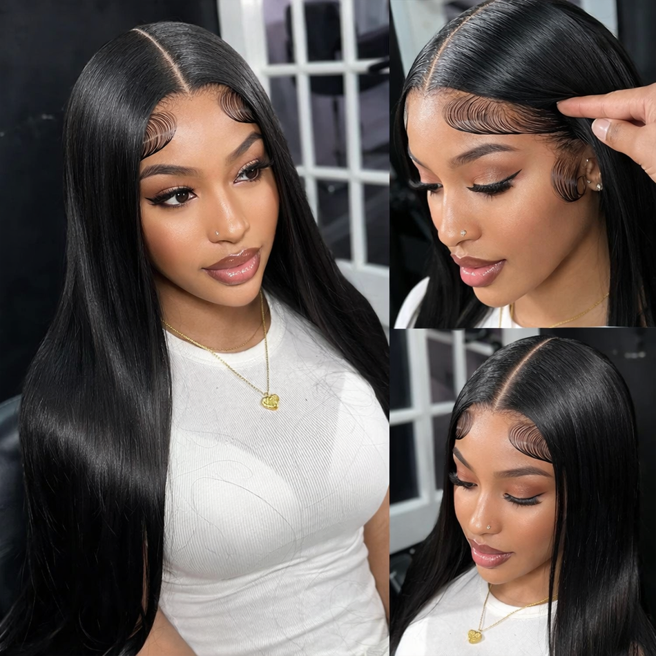 BeautyBuyGen × Zilia | Bone Straight HD Lace Wig – 180% or 220% Density