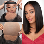 BeautyBuyGen × Mureen | Straight HD Glueless Wear-and-Go Bob Wig (8–16”)