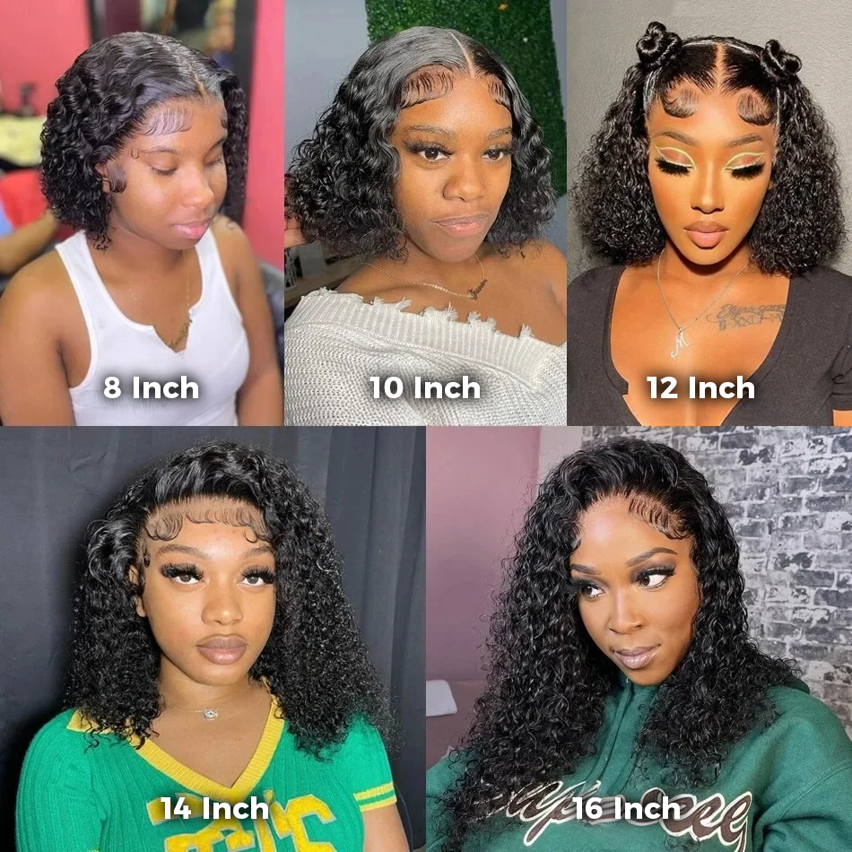 BeautyBuyGen × MOMO Hair | Deep Wave HD Glueless Wear-and-Go Bob Wig