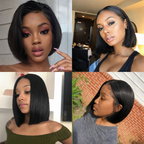 BeautyBuyGen × Melody | Bone Straight HD Lace Bob Wig (12–16”)