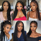 BeautyBuyGen × Queendom | Full-Lace Cornrow Braided Wig