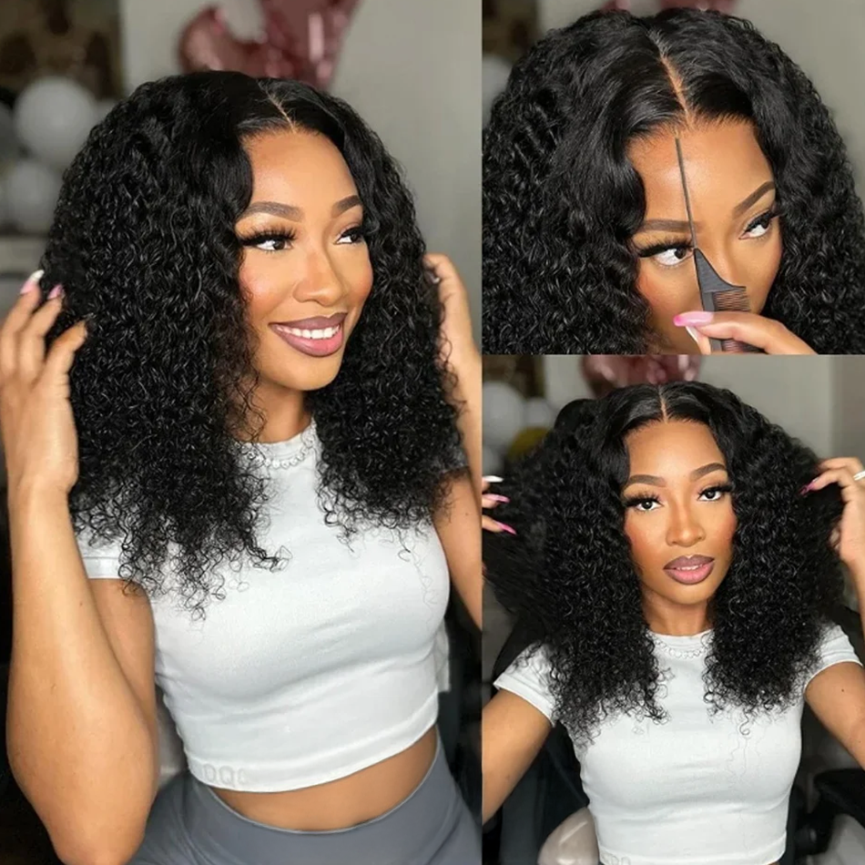 BeautyBuyGen × MOMO Hair | Deep Wave HD Glueless Wear-and-Go Bob Wig