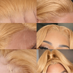 Honey Blonde Body Wave HD Lace Frontal Human Hair Wig - 27 - 34/36 Inches | BeautyBuyGen