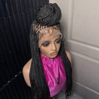 BeautyBuyGen × Queendom | Full-Lace Cornrow Braided Wig