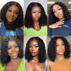 BeautyBuyGen × MOMO Hair | Deep Wave HD Glueless Wear-and-Go Bob Wig