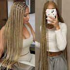 BeautyBuyGen × Queendom | Full-Lace Cornrow Braided Wig