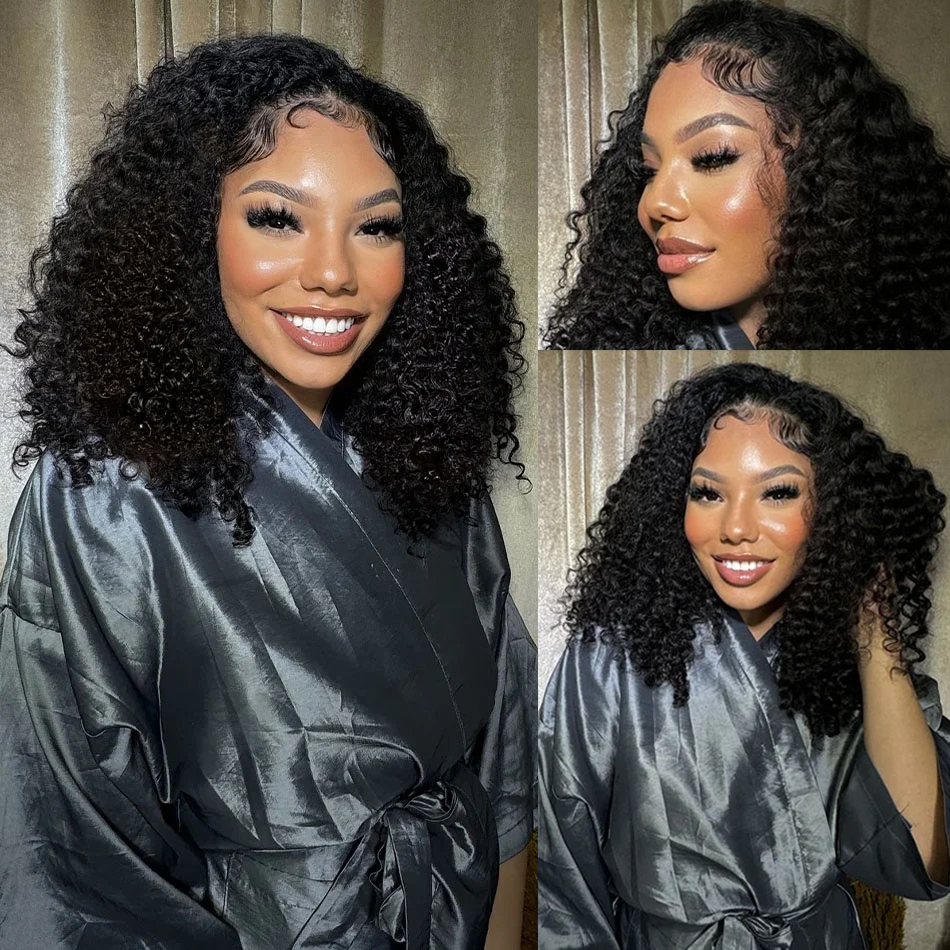 BeautyBuyGen × MOMO Hair | Deep Wave HD Glueless Wear-and-Go Bob Wig