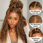 Deep Wave 360 HD Lace Human Hair Wig - Full Lace Drawstring | BeautyBuyGen