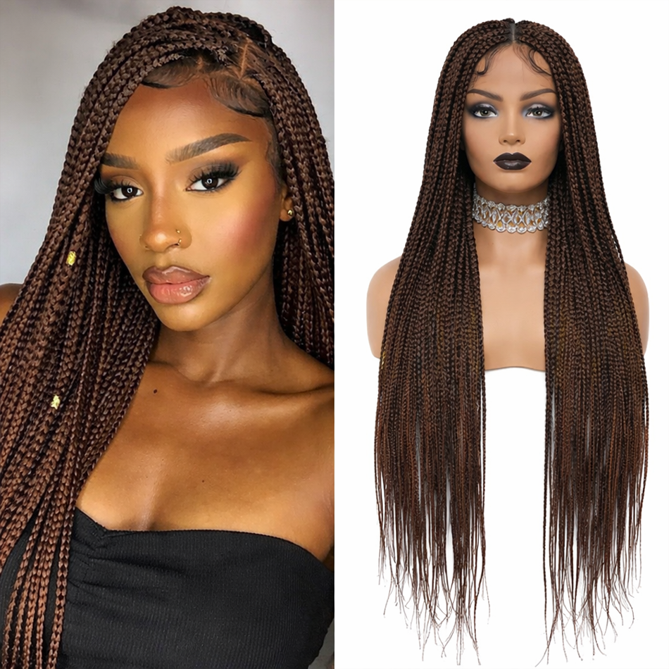 BeautyBuyGen × Queendom | Full-Lace Cornrow Braided Wig