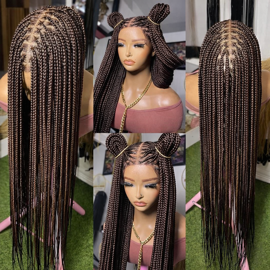 BeautyBuyGen × Queendom | Full-Lace Cornrow Braided Wig