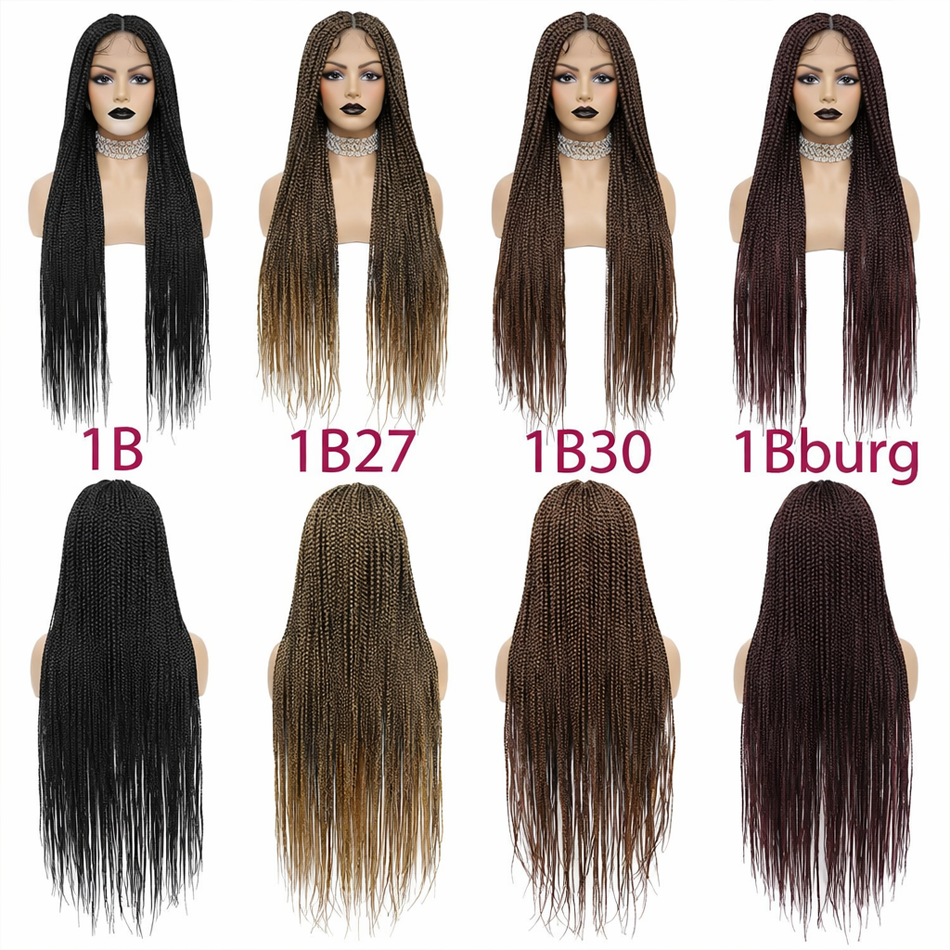 BeautyBuyGen × Queendom | Full-Lace Cornrow Braided Wig