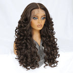 BeautyBuyGen × YOKAS | 24” Latisha Curly Lace Frontal Wig (13×6, Pre-Plucked)