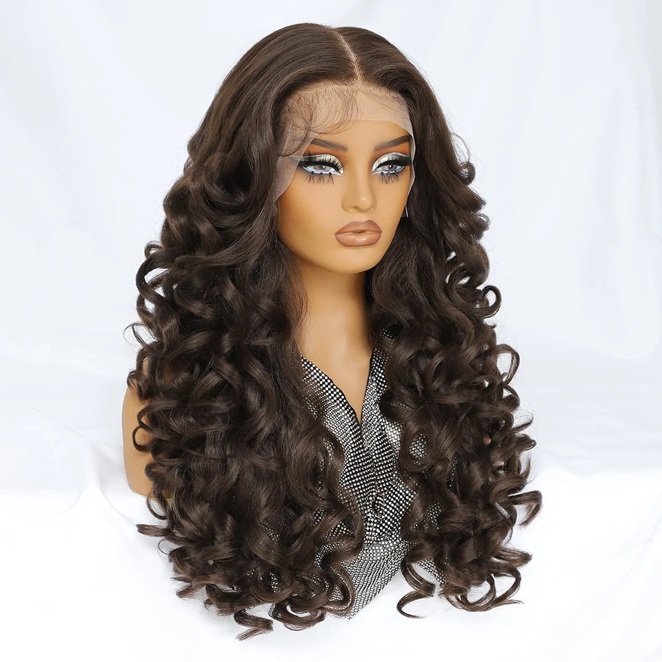 BeautyBuyGen × YOKAS | 24” Latisha Curly Lace Frontal Wig (13×6, Pre-Plucked)