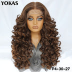 BeautyBuyGen × YOKAS | 24” Latisha Curly Lace Frontal Wig (13×6, Pre-Plucked)