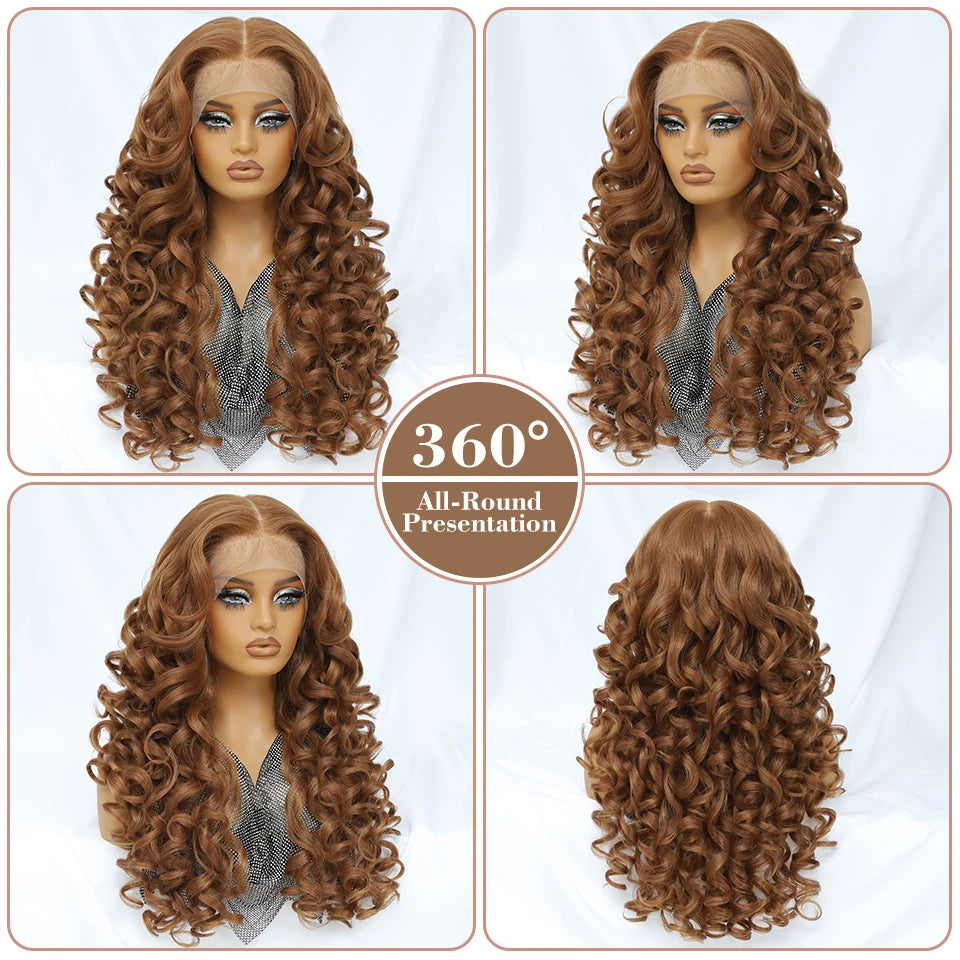 BeautyBuyGen × YOKAS | 24” Latisha Curly Lace Frontal Wig (13×6, Pre-Plucked)
