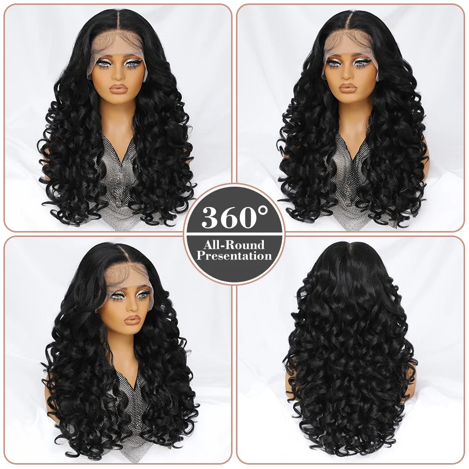 BeautyBuyGen × YOKAS | 24” Latisha Curly Lace Frontal Wig (13×6, Pre-Plucked)