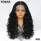 BeautyBuyGen × YOKAS | 24” Latisha Curly Lace Frontal Wig (13×6, Pre-Plucked)