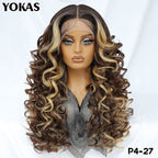 BeautyBuyGen × YOKAS | 24” Latisha Curly Lace Frontal Wig (13×6, Pre-Plucked)