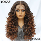 BeautyBuyGen × YOKAS | 24” Latisha Curly Lace Frontal Wig (13×6, Pre-Plucked)