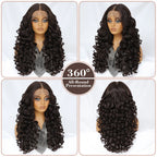 BeautyBuyGen × YOKAS | 24” Latisha Curly Lace Frontal Wig (13×6, Pre-Plucked)