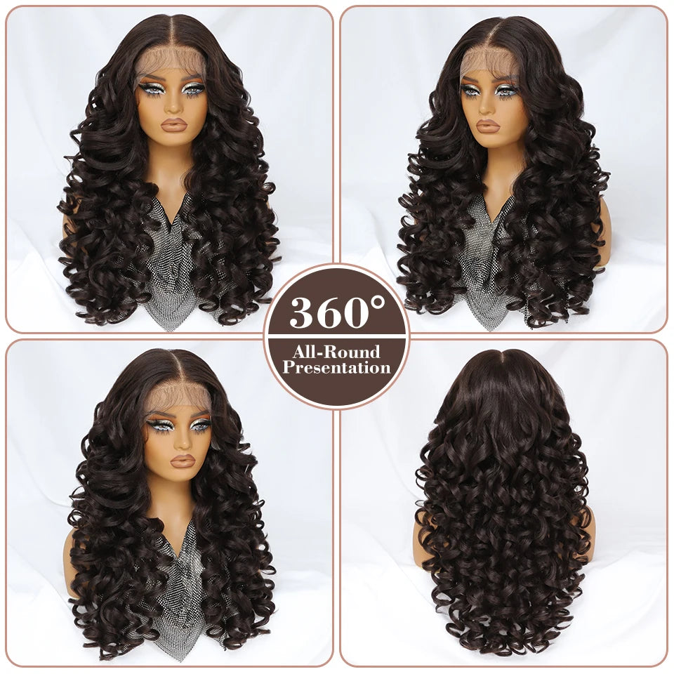 BeautyBuyGen × YOKAS | 24” Latisha Curly Lace Frontal Wig (13×6, Pre-Plucked)