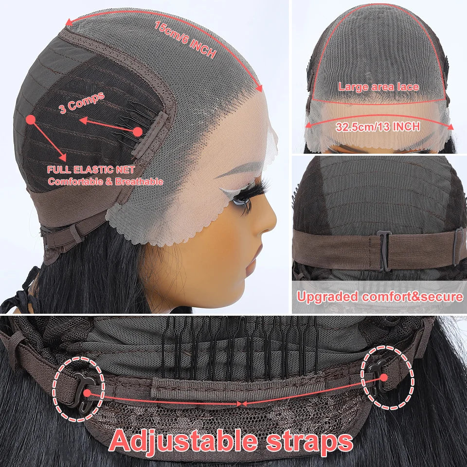 BeautyBuyGen × YOKAS | 24” Latisha Curly Lace Frontal Wig (13×6, Pre-Plucked)