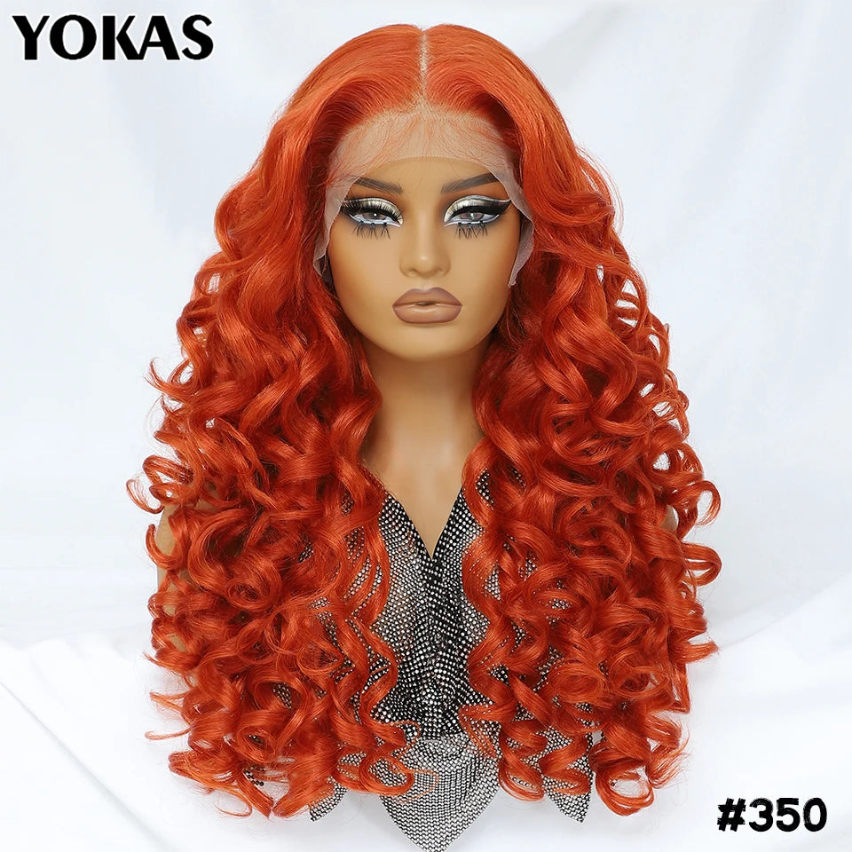 BeautyBuyGen × YOKAS | 24” Latisha Curly Lace Frontal Wig (13×6, Pre-Plucked)