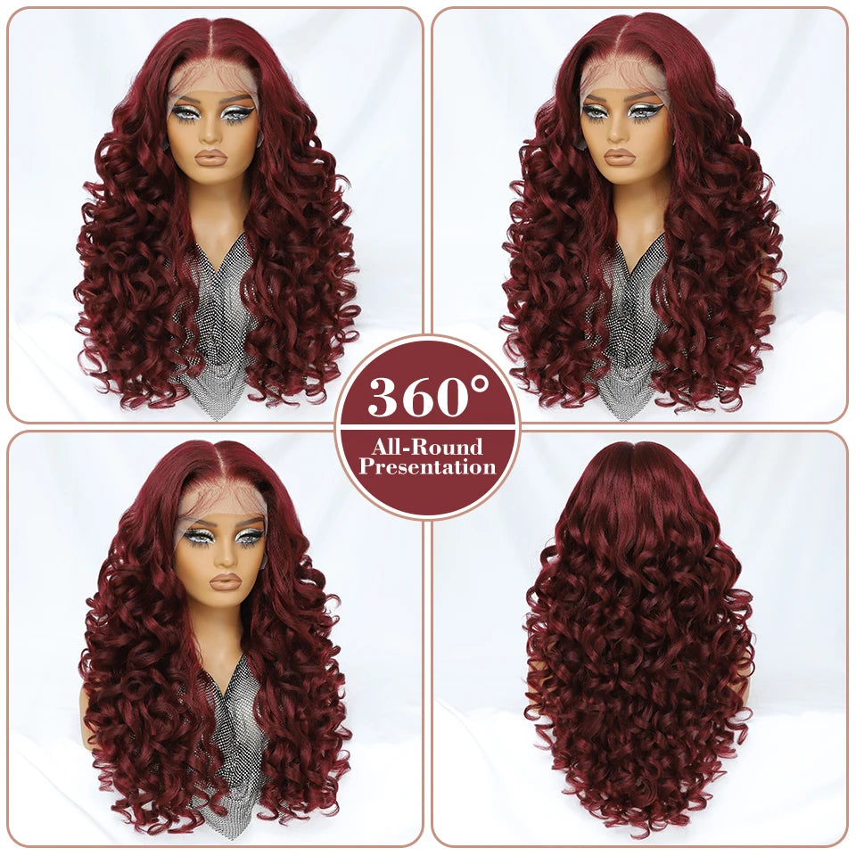 BeautyBuyGen × YOKAS | 24” Latisha Curly Lace Frontal Wig (13×6, Pre-Plucked)