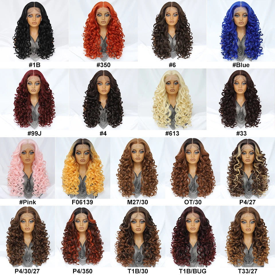 BeautyBuyGen × YOKAS | 24” Latisha Curly Lace Frontal Wig (13×6, Pre-Plucked)