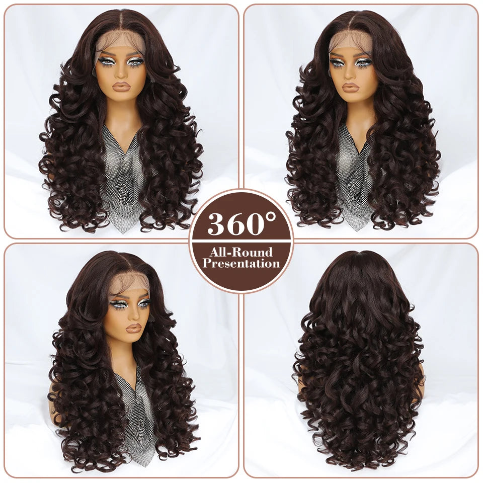 BeautyBuyGen × YOKAS | 24” Latisha Curly Lace Frontal Wig (13×6, Pre-Plucked)