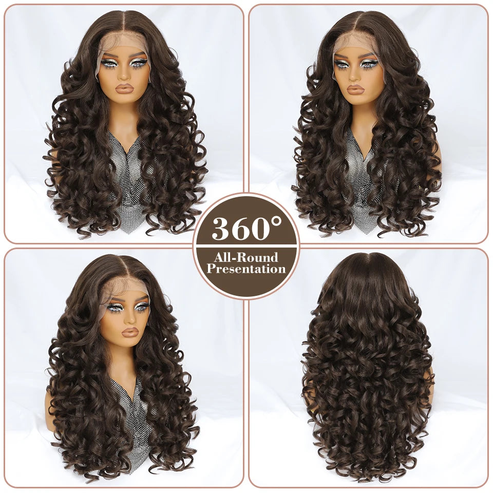 BeautyBuyGen × YOKAS | 24” Latisha Curly Lace Frontal Wig (13×6, Pre-Plucked)