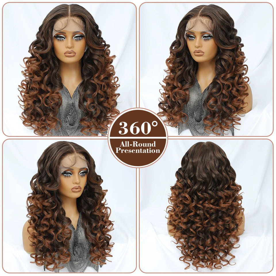 BeautyBuyGen × YOKAS | 24” Latisha Curly Lace Frontal Wig (13×6, Pre-Plucked)