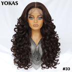 BeautyBuyGen × YOKAS | 24” Latisha Curly Lace Frontal Wig (13×6, Pre-Plucked)