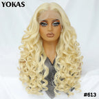 BeautyBuyGen × YOKAS | 24” Latisha Curly Lace Frontal Wig (13×6, Pre-Plucked)